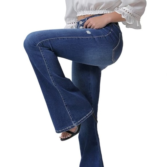 VIPONES’ BELL BOTTOM JEANS. SIZE 16 - Picture 3 of 3